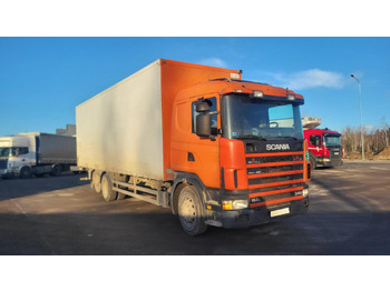 Camión caja cerrada SCANIA 114