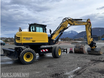 Excavadora 2019 Yanmar B110W Hjulgraver - Firehjulsstyring - Sentralsmøring - Dumperhenger - Tiltrotator - Pusskuffe - Smalskuffe - Graveskuffe - Hydraulisk vibroplate - Pallegafler: foto 4