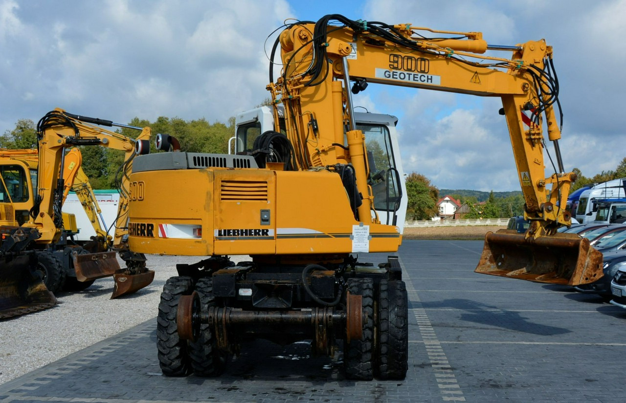 Excavadora de ruedas Liebherr A 900 ZW Litronic Koparka + Kolej: foto 9