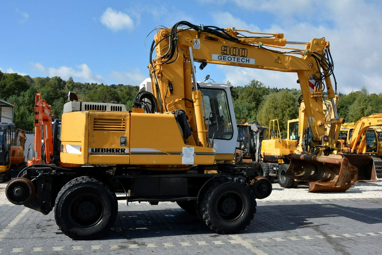 Excavadora de ruedas Liebherr A 900 ZW Litronic Koparka + Kolej: foto 13