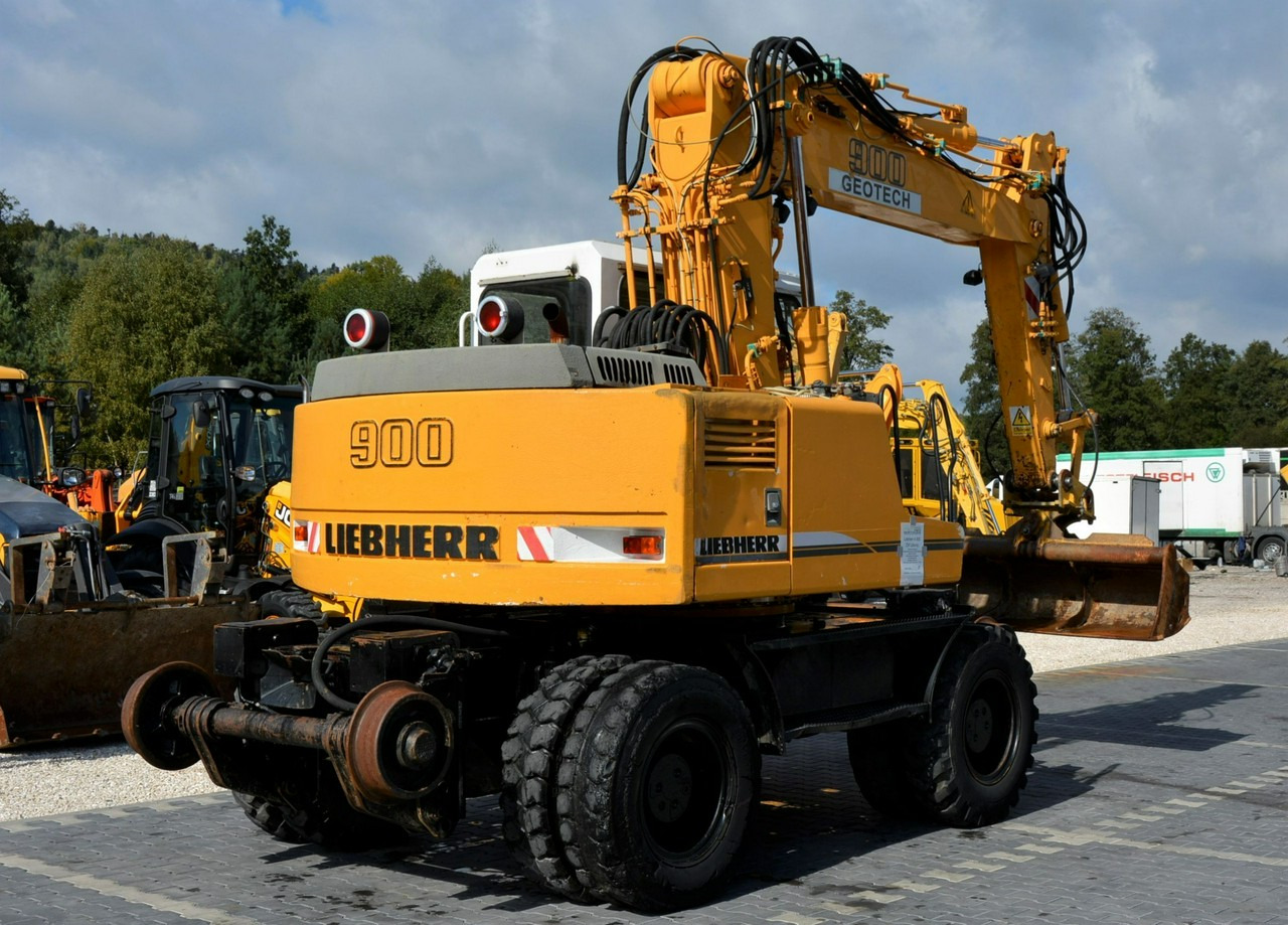 Excavadora de ruedas Liebherr A 900 ZW Litronic Koparka + Kolej: foto 12