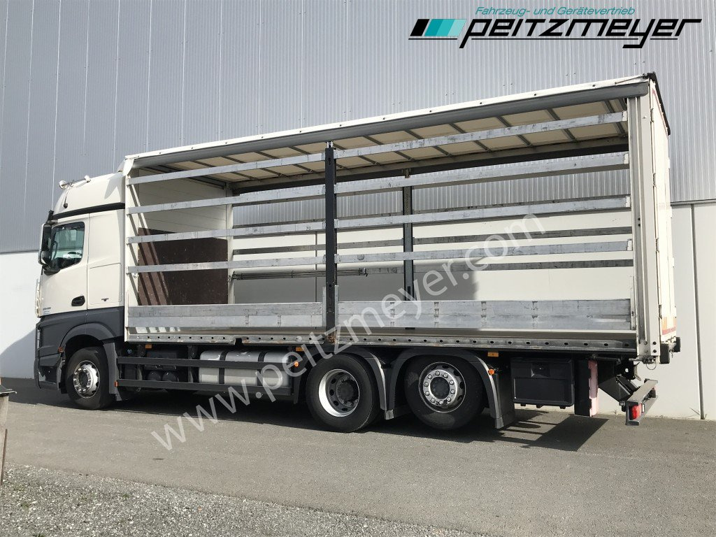 Camión lona MERCEDES-BENZ Actros 2545 LL Pritsche, Klima, Standklima, PPC, EU 6 MP 4 - Edscha: foto 7