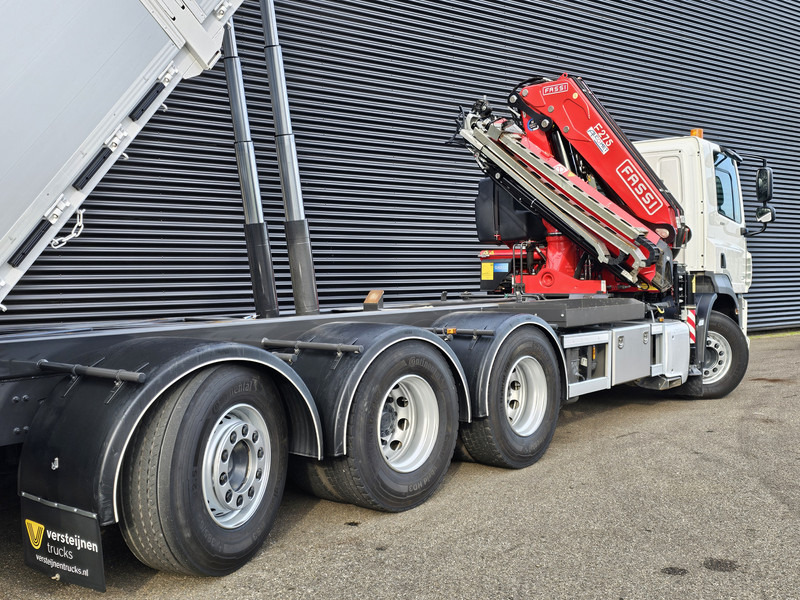 Volquete camión, Camión grúa DAF CF 530 8x4-4 / FASSI 27.5 t/m CRANE + TIPPER: foto 20