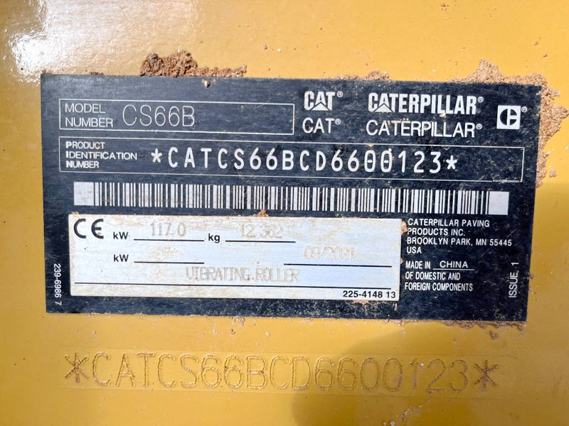 Rodillo Cat CS66B Excellent Condition / Low Hours / CE: foto 20