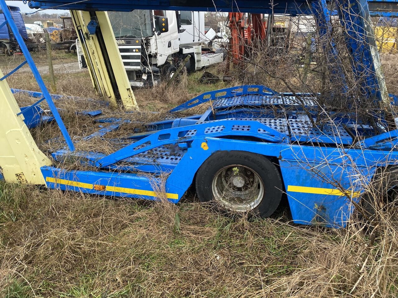 Portavehículos remolque Lohr VGY JV 17 SP115 35105 : Structura camion + remorca transport aut: foto 16