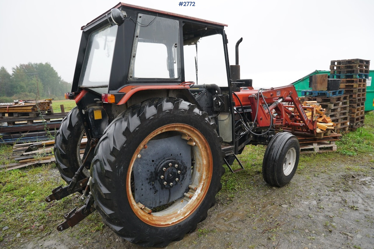 Tractor 1989 Case International 585 XL w/ Quicke Loader: foto 8