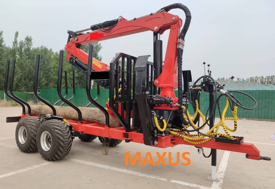 Remolque forestal nuevo NEW 10 TON Trailer with 2 TON Crane MAXUS Warranty up to 10 YEARS    НОВИЙ причіп 10 ТОН Кран 2 ТОНИ MAXUS Гарантія до 10 РОКІВ   NOWA przyczepa 10 TON Żuraw 2 TONY MAXUS Gwarancja do 10 LAT: foto 9