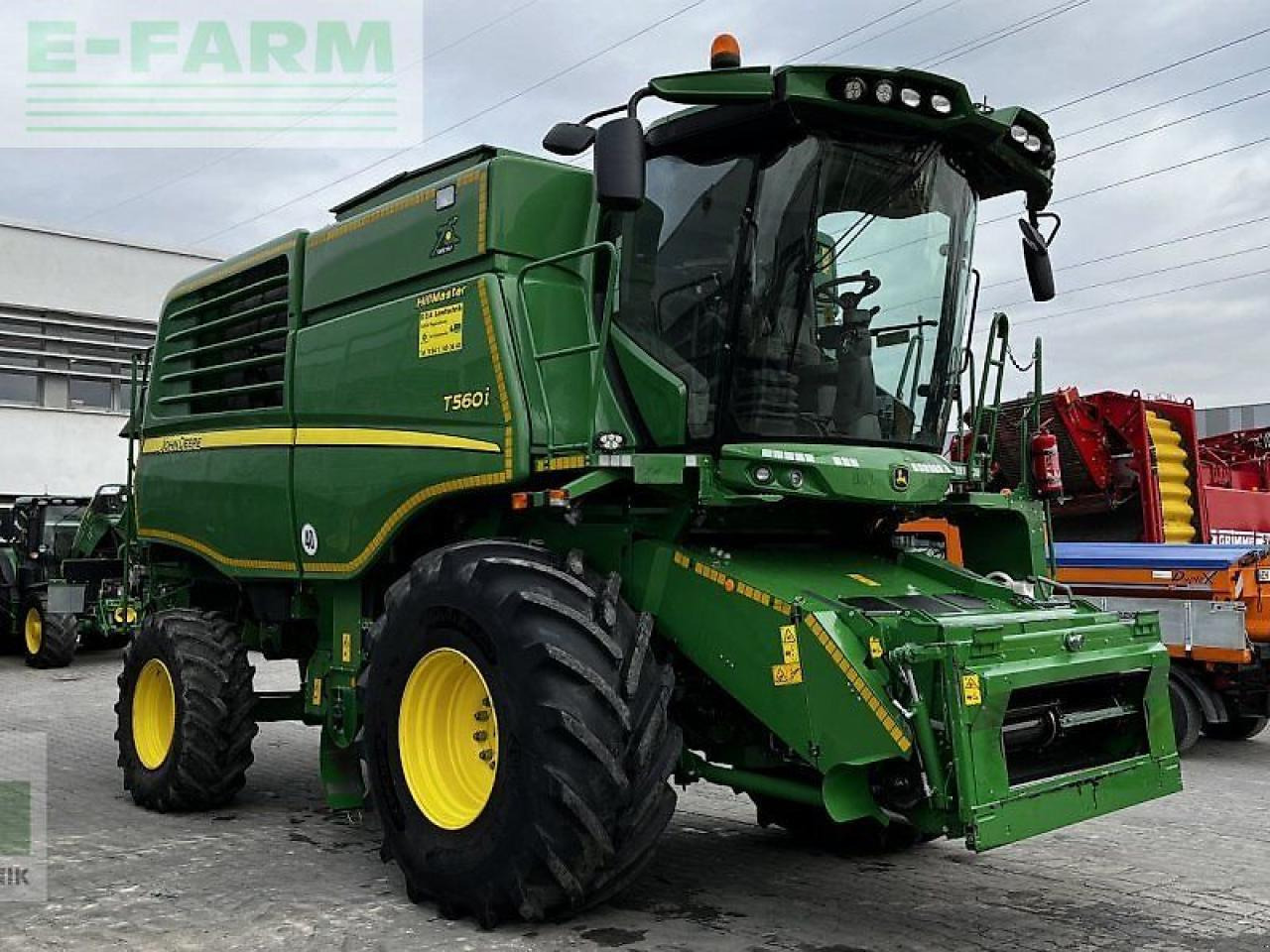 Cosechadora de granos John Deere t560 i hm: foto 7