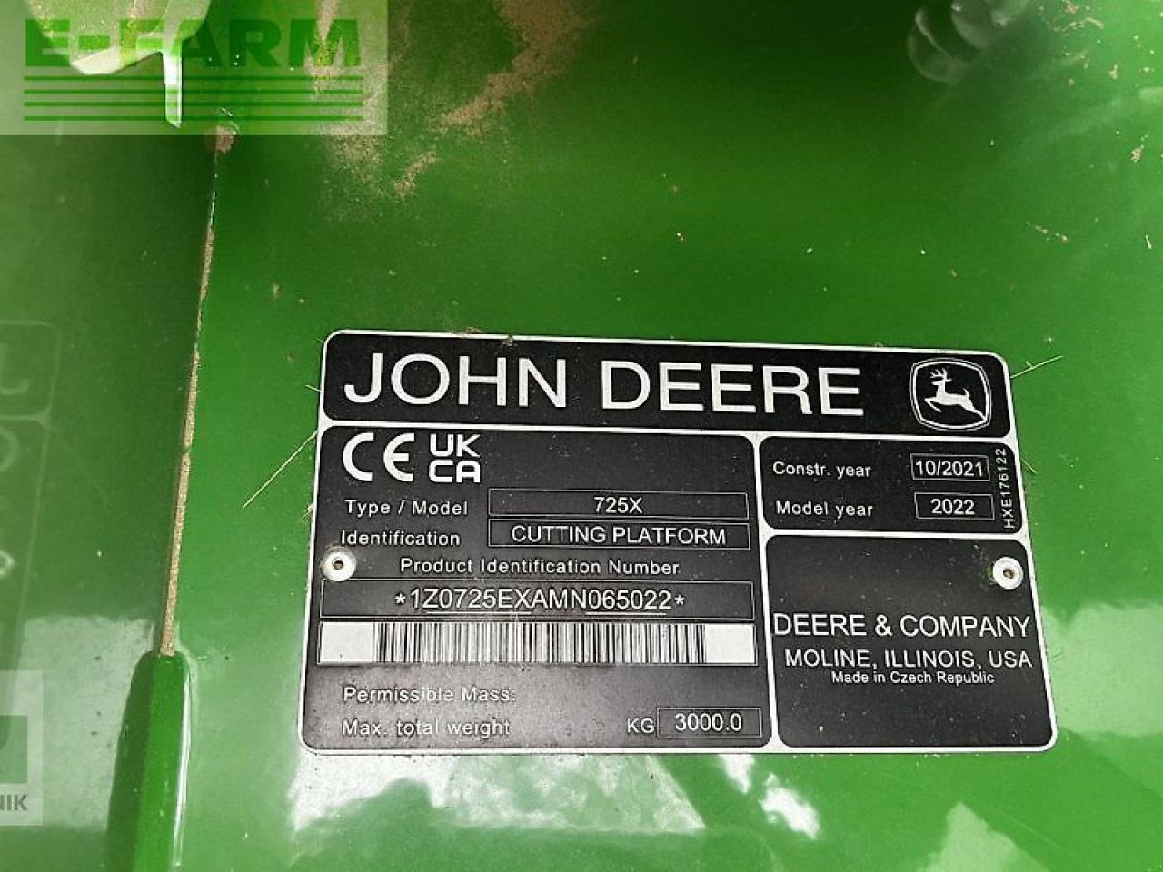 Cosechadora de granos John Deere t560 i hm: foto 29