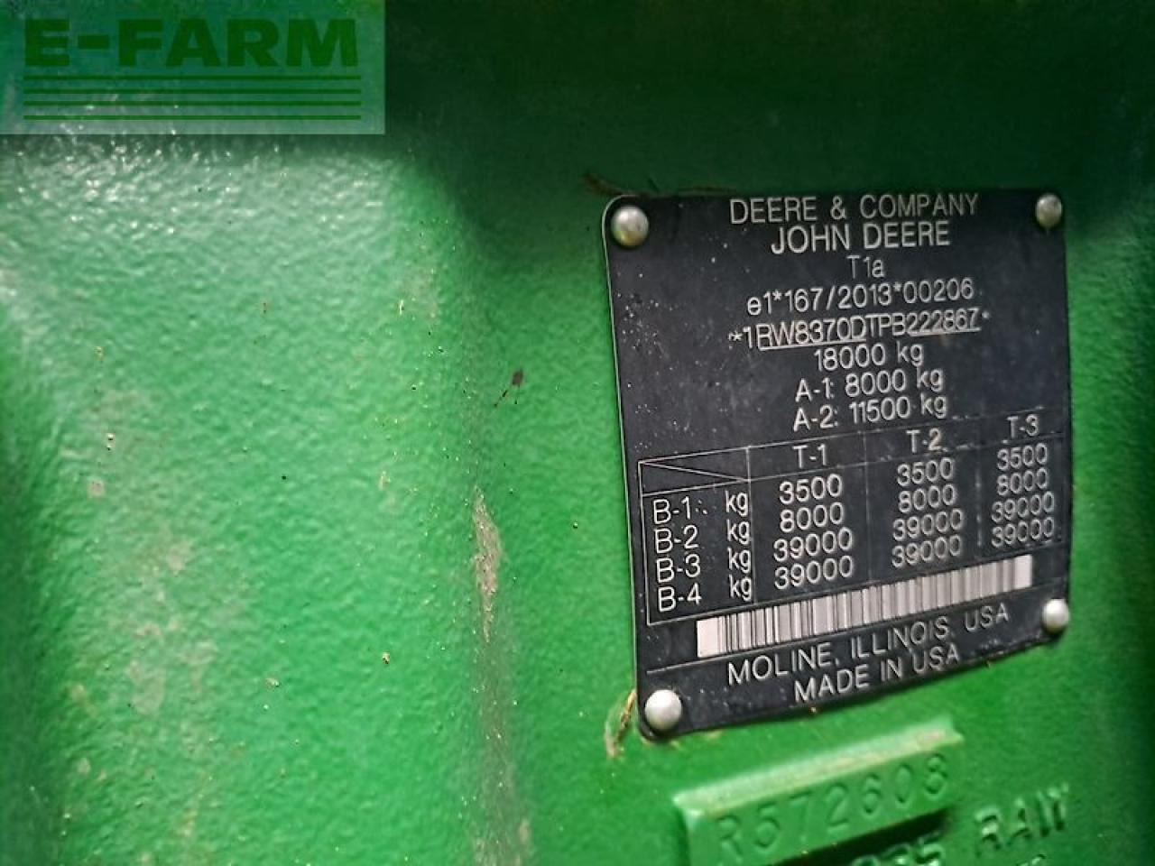 Tractor John Deere traktor 8r370: foto 11